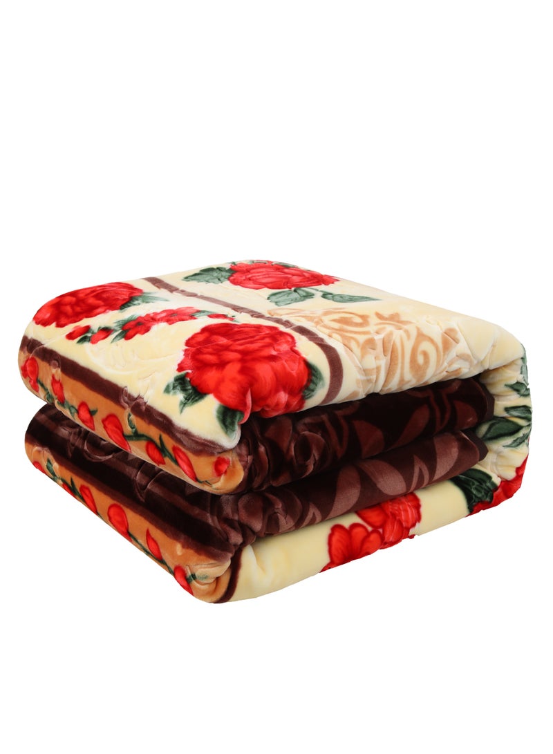 Stargold 2 Ply embossed super soft printed raschel blanket warm and comfortable to sleep 15 lbs  - Image 2