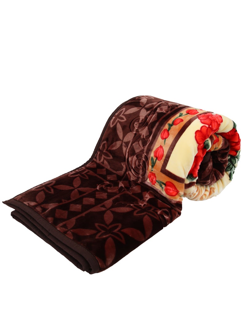 Stargold 2 Ply embossed super soft printed raschel blanket warm and comfortable to sleep 15 lbs  - Image 4