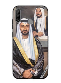 VR CREATIVE Protective Case Cover For Huawei P30 Lite Sheikh Mohamed Bin Zayed Al Nahyan And Sheikh Zayed Bin Sultan Al Nahyan Design Multicolour  - Image 1