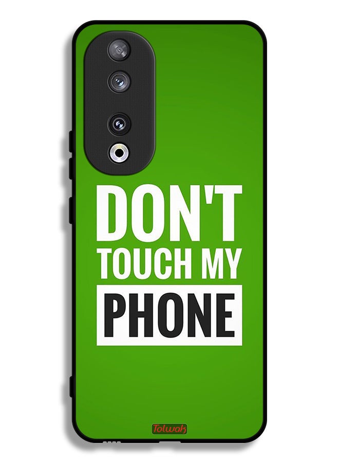 Tolwak Honor 90 Protective Case Cover Do Not Touch My Phone - Image 1