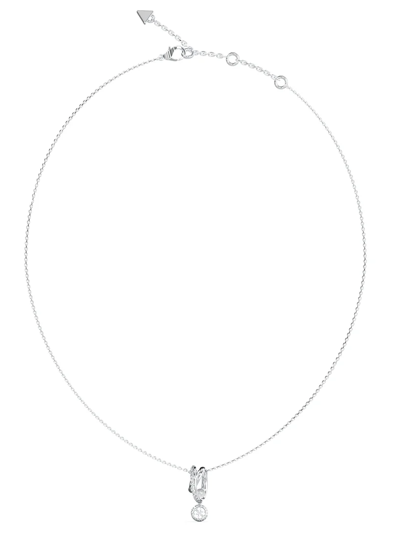 GUESS Tiny Pearly Logo Necklace