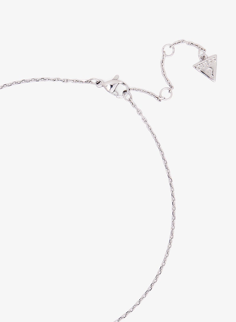 GUESS Tiny Pearly Logo Necklace - Image 3