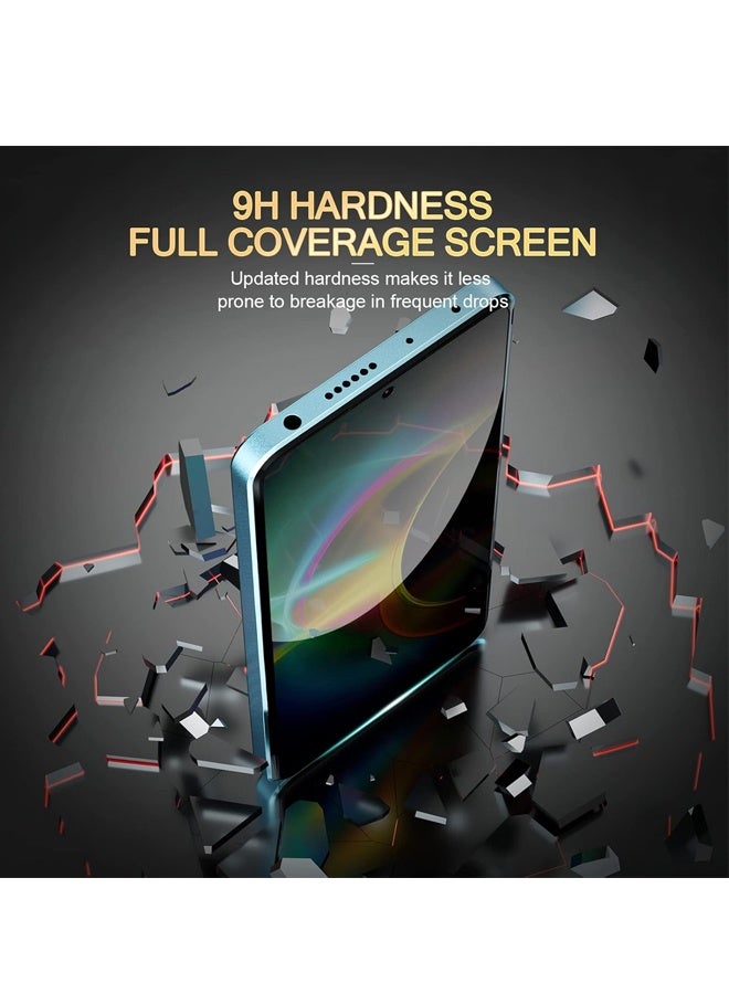 عبوة من 3 واقيات شاشة للخصوصية لهاتف فيفو V50 لايت 5G، زجاج خصوصية، تغطية كاملة، مضاد للتجسس، فيلم حماية من الزجاج المقوى - Image 2