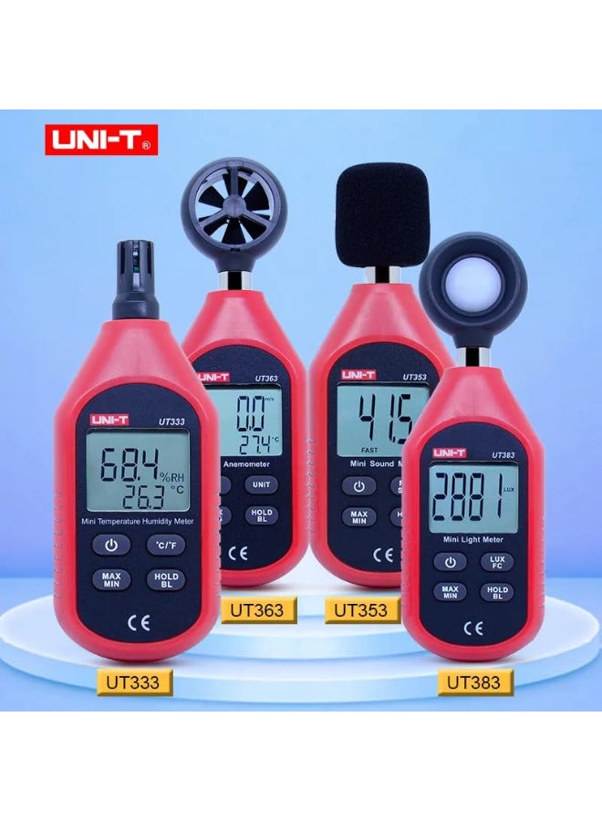UNI-T UT363 UT363BT Mini Handheld Anemometer with Bluetooth Digital Wind Anemometers Speed Measurement Temperature Tester.(UT363) - Image 1