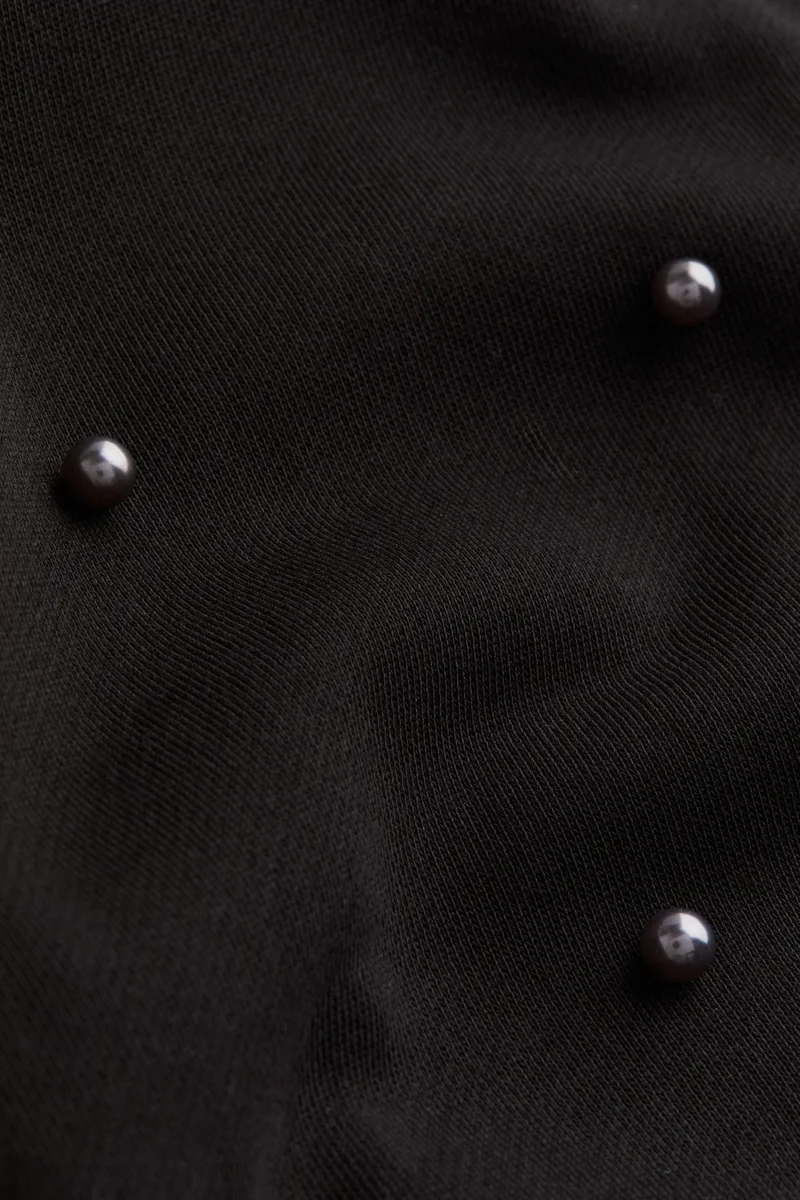 H&M Embellished Crew Neck Sweatshirt
