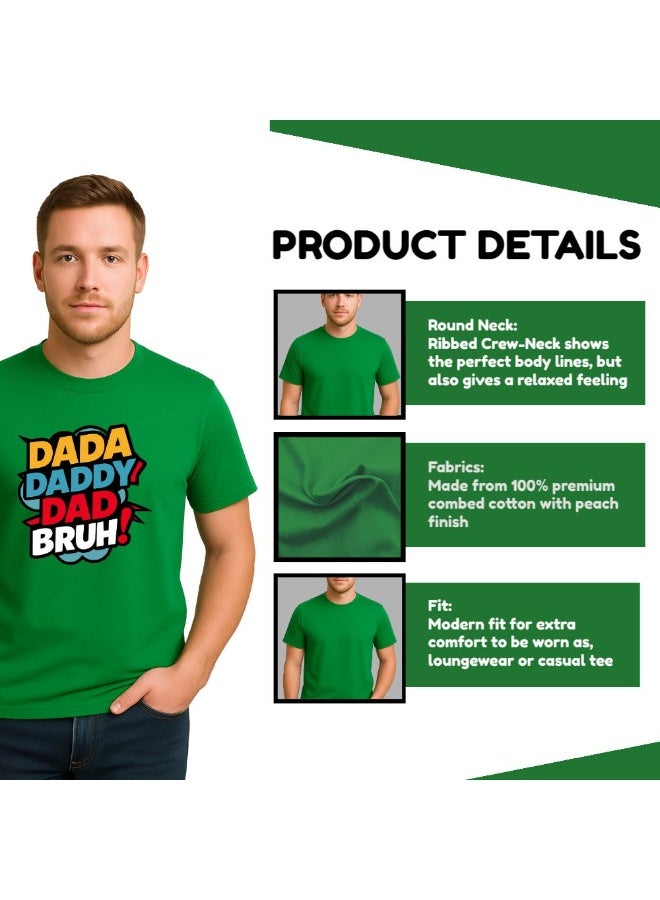 PRINTSHOP4ME Father’s Day Special Men’s T-Shirt–Cotton,Breathable, Round Neck,Short Sleeve  - Image 3