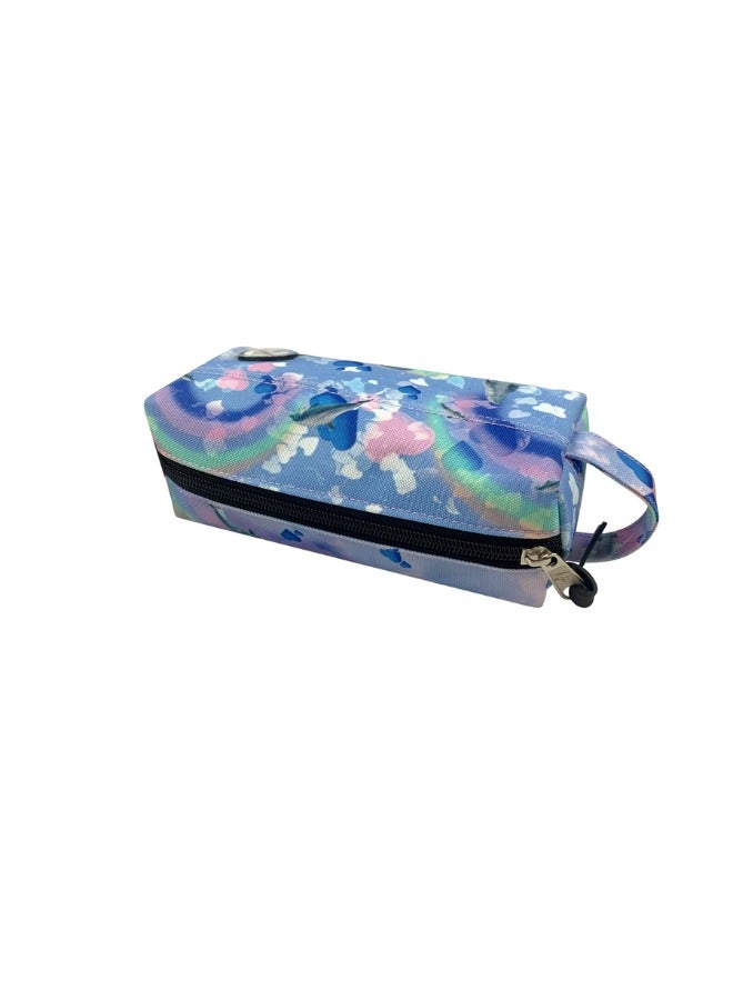 JUST HYPE Original Pencil Pouch - Rainbow Dolphins - Image 4