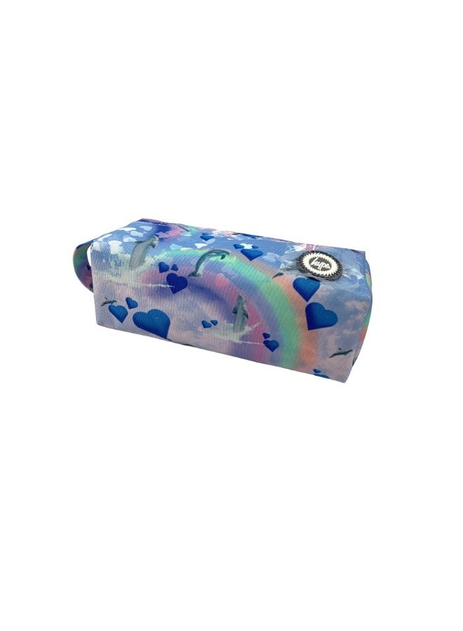 JUST HYPE Original Pencil Pouch - Rainbow Dolphins - Image 5