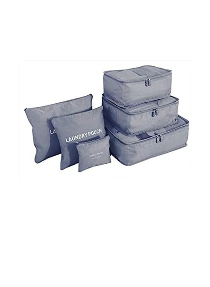 BLOOMING TIME 6pcs/set Lightweight Luggage Travel Bags Men and Women Packing Cubes Organizer - Image 2