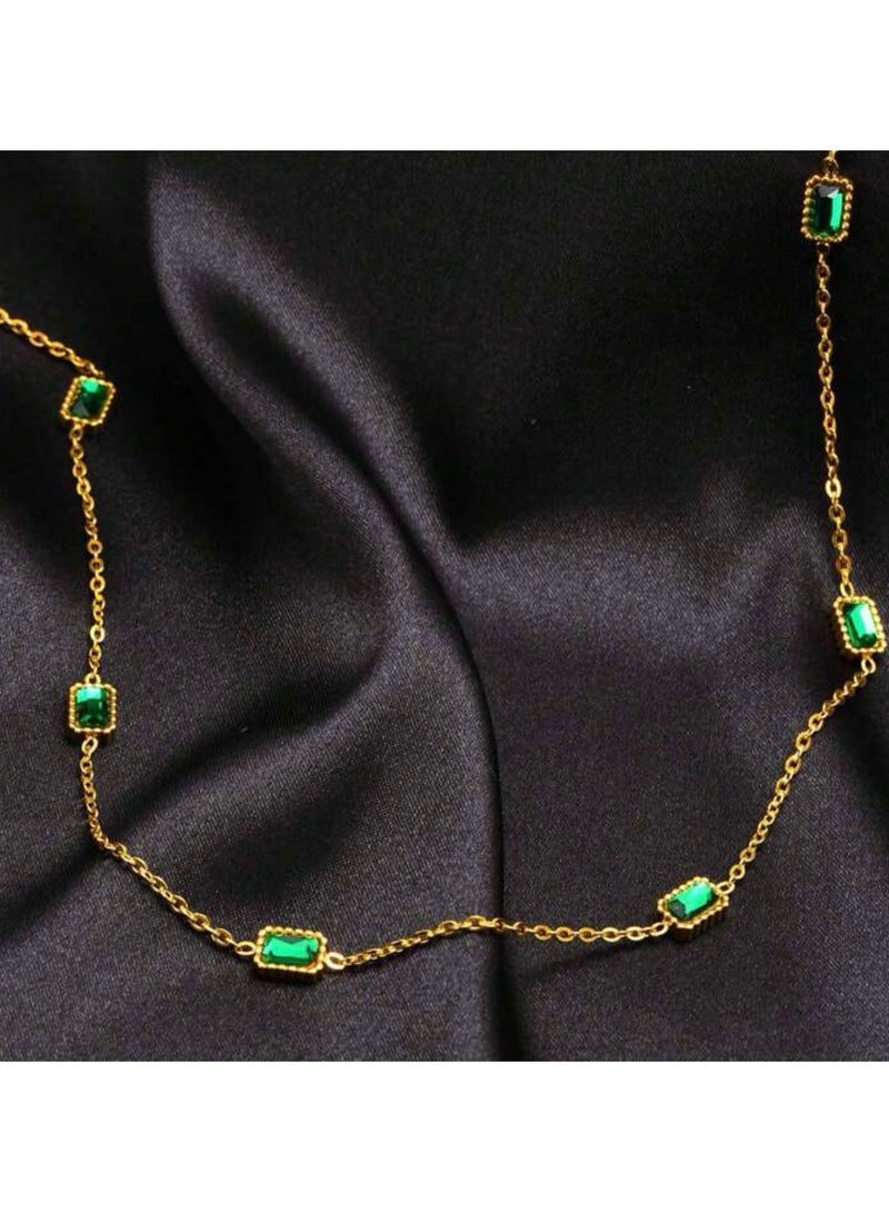 Jewelry For Life Trendy Stainless Steel Gold Plated Necklace For Women - Image 2