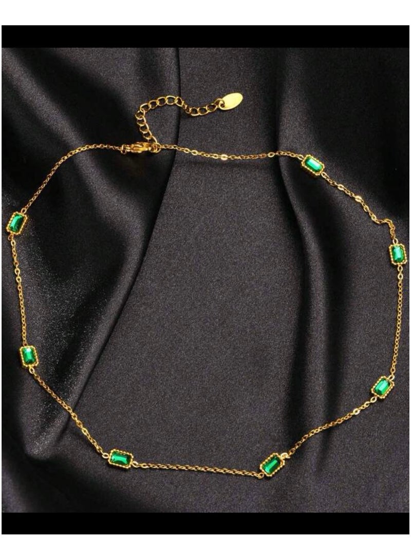 Jewelry For Life Trendy Stainless Steel Gold Plated Necklace For Women - Image 3