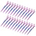 Bantoye 24 Packs Duck Bill Clips Bantoye 335 Inches Rustproof Metal Alligator Curl Clips with Holes for Hair Styling Hair Coloring Matte Gradient Pink - Image 2
