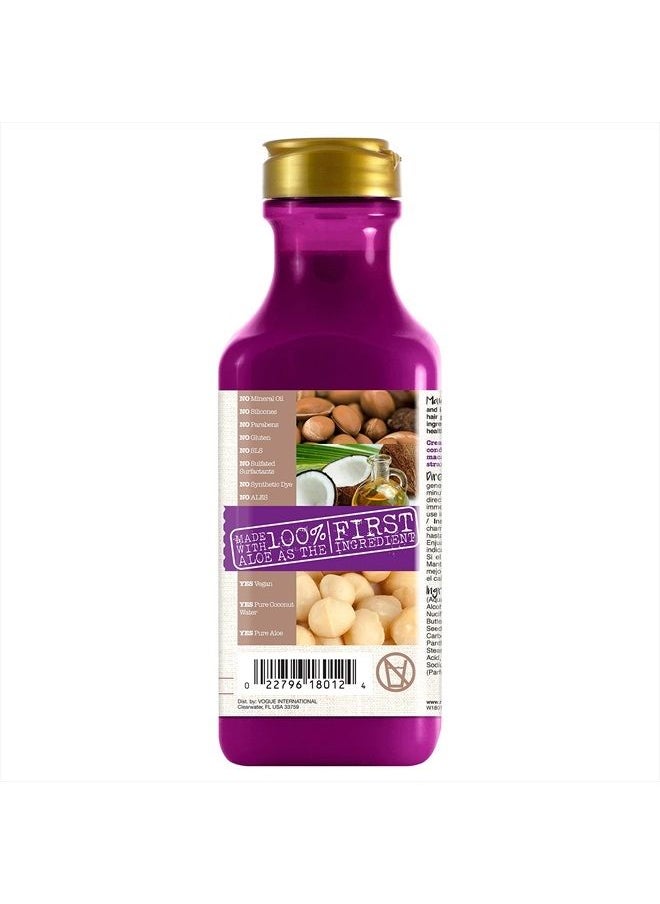 MAUI MOISTURE Heal & Hydrate + Shea Butter Conditioner to Repair & Deeply Moisturize Tight Curly Hair with Coconut & Macademia Oils, Vegan, Silicone, Paraben & Sulfate-Free, 13 fl oz  - Image 2