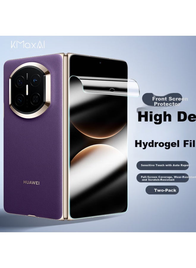 Kmaxai Huawei Mate X7 Hd Hydrogel Film Full Screen Anti-scratch Anti-fingerprint Protective Film Front Screen - 2 Pack - Image 1
