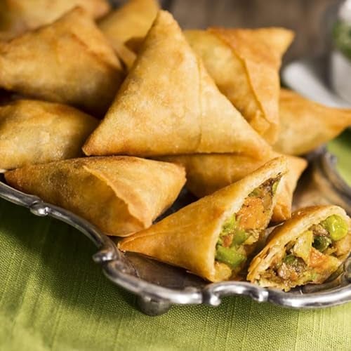 ERZA Homemade Stuffed Samosa, Making Easy Mould Sacha Kitchen Tool, Snacks Maker, Multicolor, Pack of 4 - Image 4