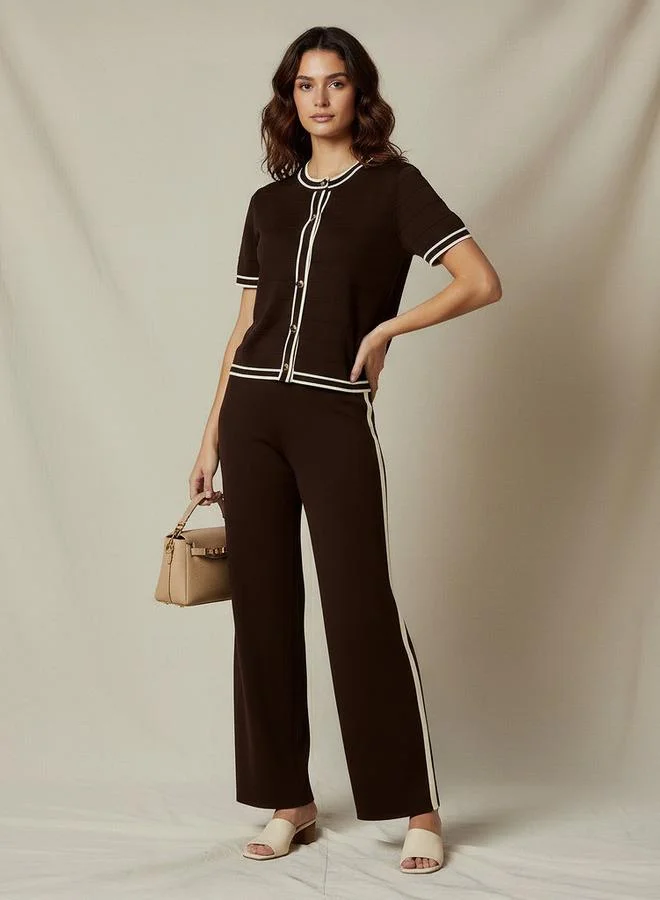 تواكستريمز توب بقصة عادية من تو إكستريمز مع أنابيب متباينة