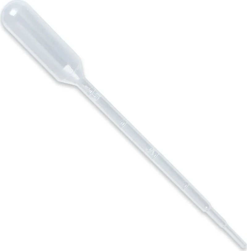 واي واي بي Transparent Plastic Dropper Pasteur Pipette 3 ml 10pcs
