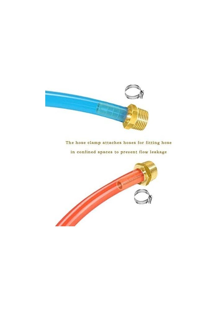 AQ AQSON AQSON Brass Hose Barb Fitting 1/4'' Barb x 3/8" NPT Male Adapter (Pack of 2) - Image 2