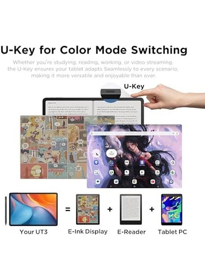 Ugee Fun Drawing Pad 14.25-Inch Standalone Drawing Tablet, 2.4K Ultra HD Full-Laminated Screen, 8GB+256GB Storage, Android 14 System, Built-In Stand, 10000mAh Battery with 33W Fast Charging – No Computer Needed - Image 2