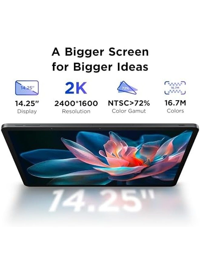 Ugee Fun Drawing Pad 14.25-Inch Standalone Drawing Tablet, 2.4K Ultra HD Full-Laminated Screen, 8GB+256GB Storage, Android 14 System, Built-In Stand, 10000mAh Battery with 33W Fast Charging – No Computer Needed - Image 4