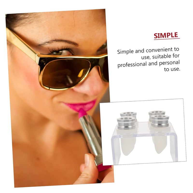 1 Set DIY Lipstick Mould Lip Balm Making Tool Includes Molds Holders for Handmade Lipstick Crafting for Women - Image 2