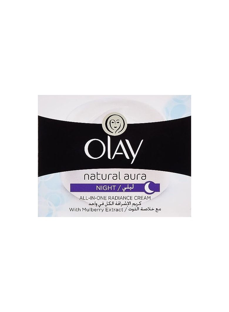 Olay Natural Aura Night Radiance Cream - Image 1