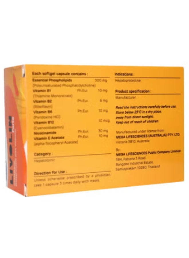 MEGA Livolin Forte Capsules 30s - Image 3