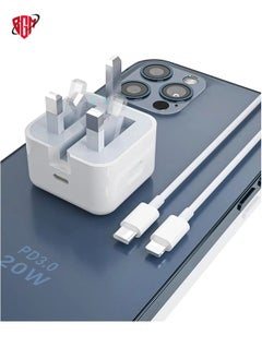 20W USB C PD Charger Plug Power Delivery Type C Adapter Compatible With MacBook Pro/Air, iPad Pro, New iPad 9, iPad mini 6, iPhone 13 Pro/13 Pro Max/13/13 mini/12 Pro Max/11 Pro,Galaxy S20+,etc