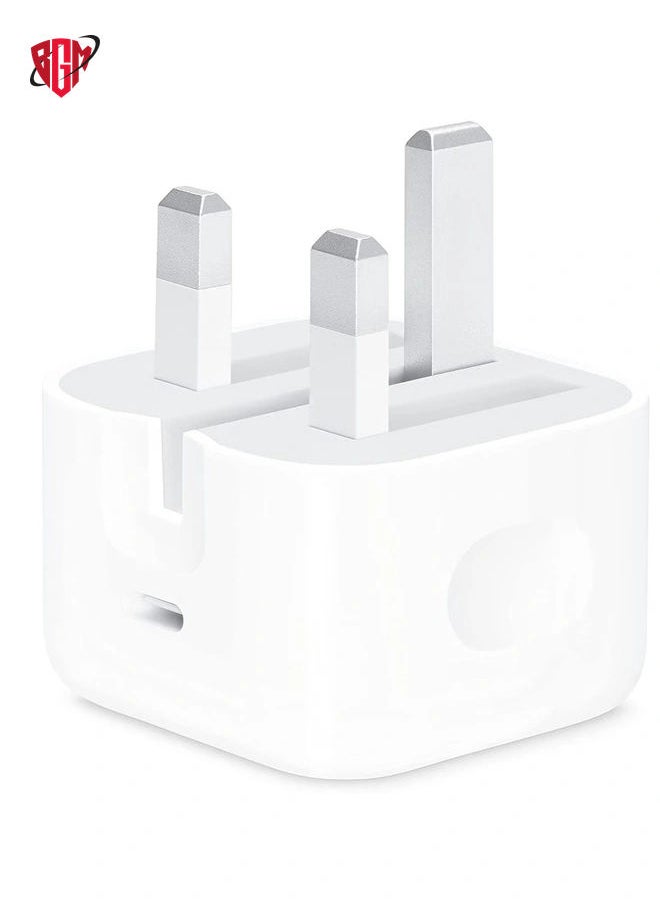 BGM - 20W USB C PD Charger Plug Power Delivery Type C Adapter Compatible With MacBook Pro/Air, iPad Pro, New iPad 9, iPad mini 6, iPhone 13 Pro/13 Pro Max/13/13 mini/12 Pro Max/11 Pro,Galaxy S20+,etc - Image 1