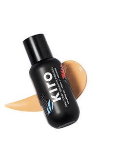 KIRO Daily Dewy Serum Foundation For Face With Hyaluronic Acid Vitamin C Niacinamide Ultralightweight Low To Medium Coverage Foundation For A Natural Skin Finish (Peachy Ivory)  - Image 2