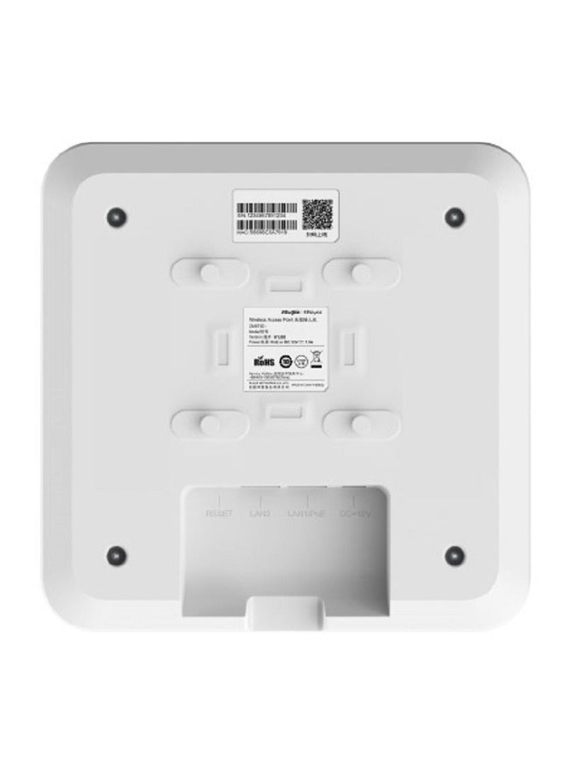 Ruijie - REYEE AX1800 WIFI 6 DUAL BAND GIGABIT CEILING MOUNT ACCESS POINT (RG-RAP2260(G)) - Image 1