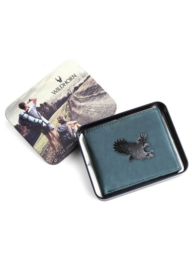 Wildhorn محفظة جلدية زرقاء للرجال من وايلد هورن (WHEW5000BLUEHUNTER) - Image 2
