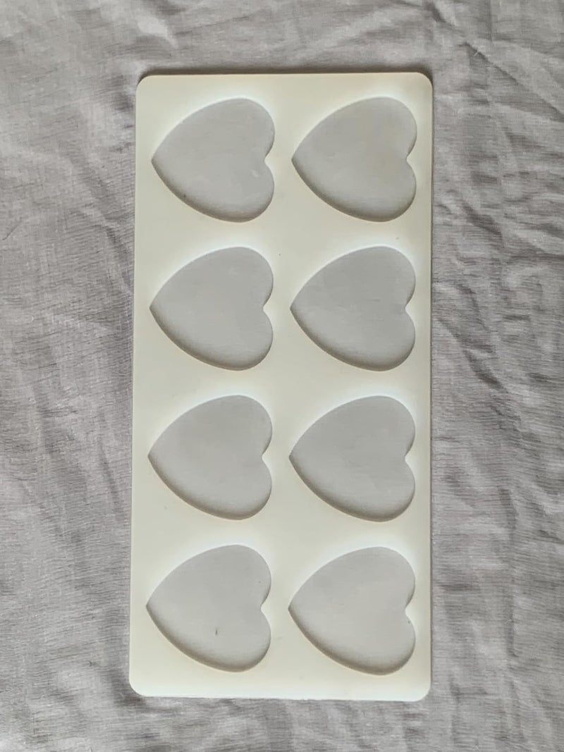 SHOAIB Heart Shape Chocolate garnishing Mold Plain Heart Shape Chocolate Mould for Cake Decoration Special Cake garnishing Sheet  - Image 1