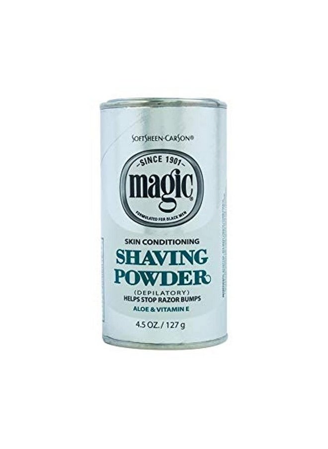 SoftSheen-Carson - Magic Shave Powder Platinum Size: 4.5 Oz - Image 1
