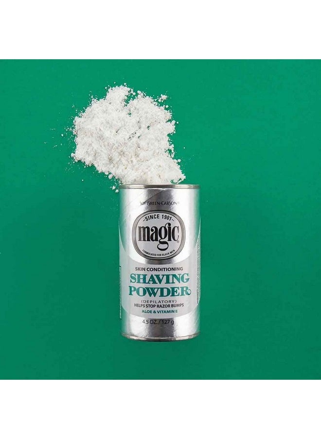 SoftSheen-Carson - Magic Shave Powder Platinum Size: 4.5 Oz - Image 1