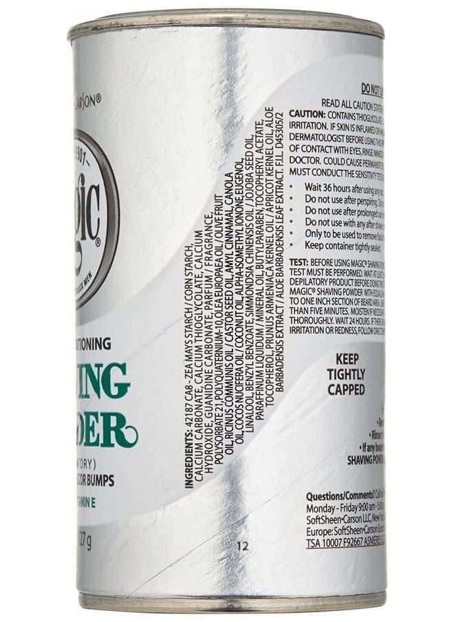 SoftSheen-Carson - Magic Shave Powder Platinum Size: 4.5 Oz - Image 1