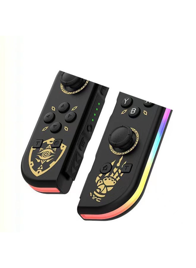 Neutral Switch Left And Right Handle Joycon Small Handle Bluetooth Handle Ns Private Model Game Wireless Rgb Handle With Light - Image 1