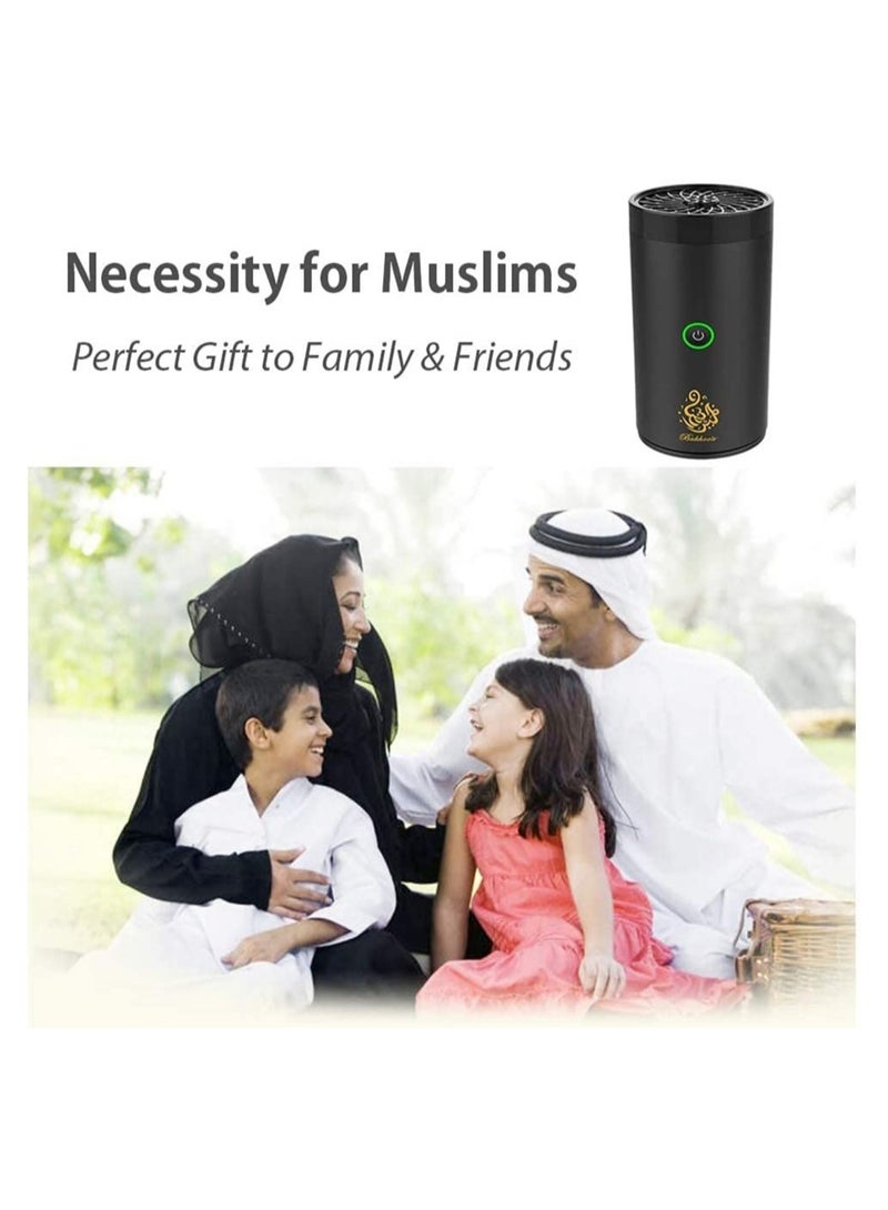 موقد بخور كهربائي صغير للسيارة - موقد بخور للسيارة والمنزل قابل لإعادة الشحن عبر USB هدية مميزة - Image 4