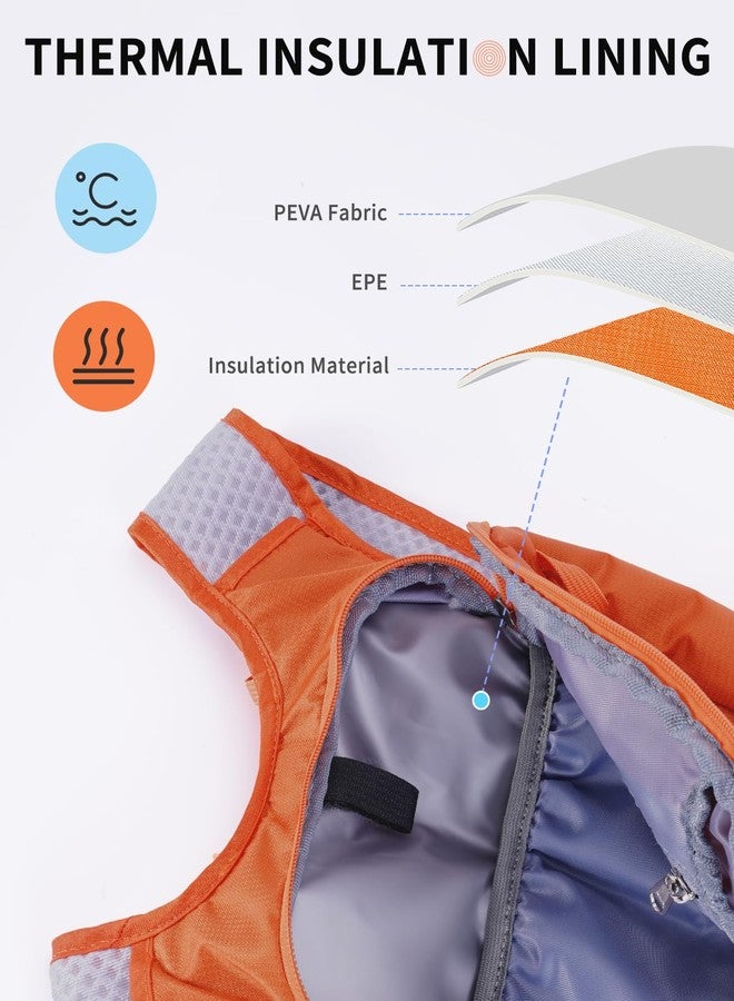 Blue Quartz Hydration Backpack with 2L Water Bladder, Hiking Water Backpack for Women Men, Lightweight Cycling Daypack with Phone Pocket & Helmet Net Bag, Hydration Pack for Biking, Running, Skiing - Image 5