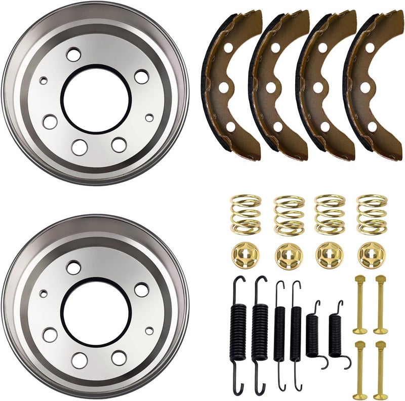 neivilu Brake Drum Hub and Brake Shoes Kit for Yamaha Golf Carts G9 G14 G16 G19 G20 G21 G22 - Image 1