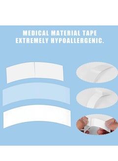 SAVITA 36pcs Wig Tapes for Lace Wigs, Invisible Waterproof Double Side Tape for Wigs Lace Front Wig Tape Toupee Tape Strips Wig Lace Tape for Fixing Wigs (White)  - Image 2