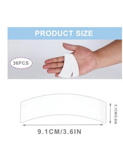 SAVITA 36pcs Wig Tapes for Lace Wigs, Invisible Waterproof Double Side Tape for Wigs Lace Front Wig Tape Toupee Tape Strips Wig Lace Tape for Fixing Wigs (White)  - Image 3