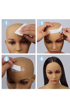 SAVITA 36pcs Wig Tapes for Lace Wigs, Invisible Waterproof Double Side Tape for Wigs Lace Front Wig Tape Toupee Tape Strips Wig Lace Tape for Fixing Wigs (White)  - Image 4