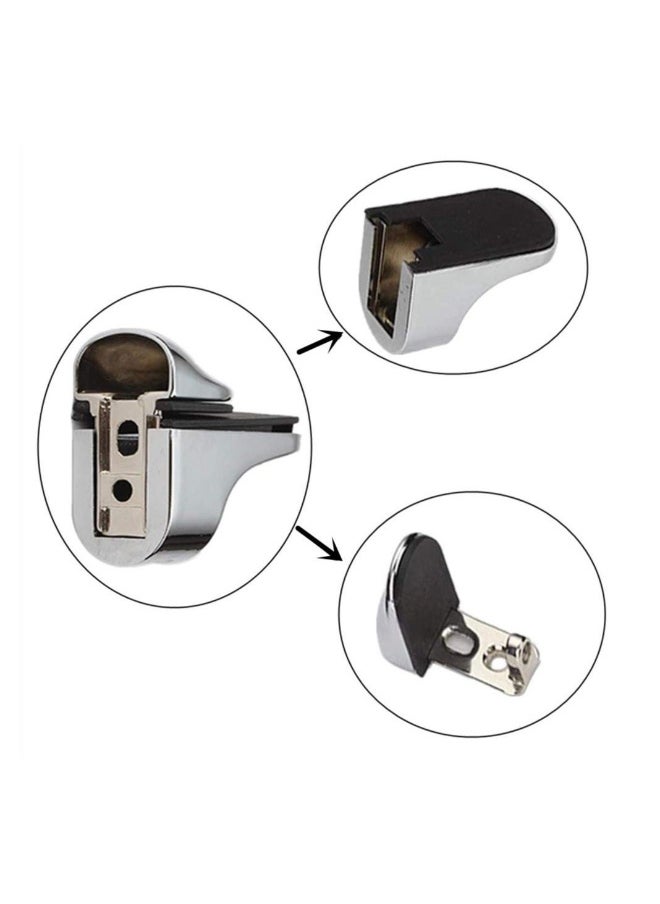 Generic 4Pcs Adjustable Glass Shelf Bracket for 3-20mm Thickness Shelf Glass Shelf Support  - Image 1