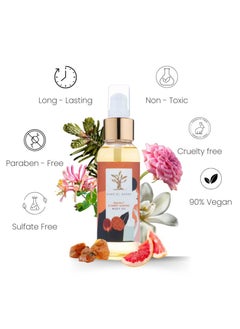 خان القصر زيت الجسم - اللوز الحلو والجوز | لمسة من عطر جولدن داست من سنامسك  | 100مل | ترطيب فاخر وعطر يدوم طويلاً  - Image 3