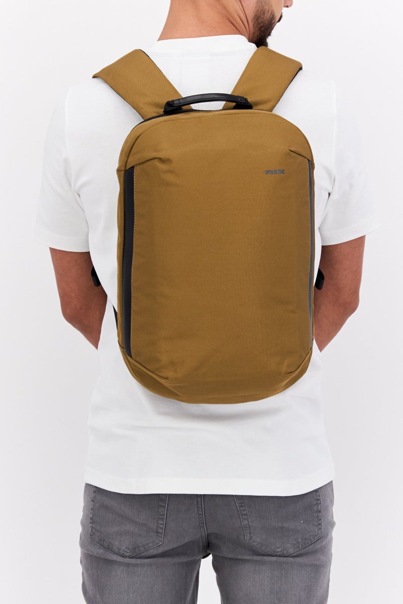 RBX حقائب ظهر للرجال بشعار العلامة التجارية 48 سم ارتفاع x 35 سم عرض x 6 سم عمق, بني - Image 3