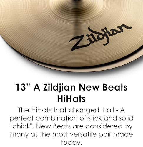 Zildjian Avedis Zildjian Company A Series New Beat Hi-Hat Cymbals - 13 Inches - Image 3