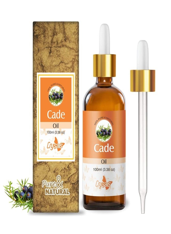 Crysalis Cade (Juniperus Oxycedrus) Oil|100% Pure & Natural Undiluted Essential Oil Organic Standard For Skin & Hair Care|Therapeutic Grade Oil, Fights Skin Irritation, Conditions Damaged-100ml - Image 1