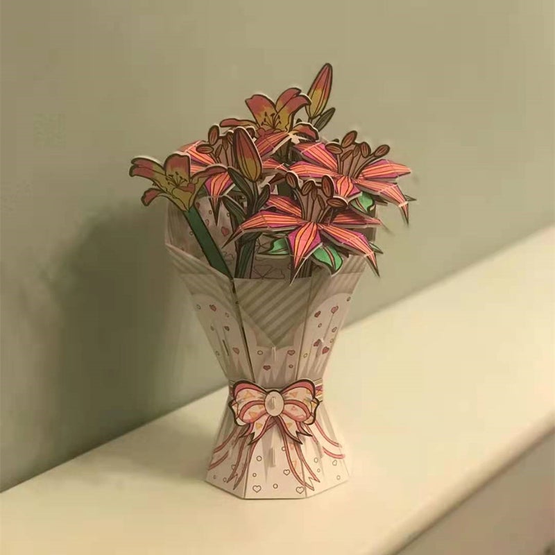 Sale Graffiti Three-Dimensional Puzzle Puzzle Puzzle Toy Home Decoration Gift Bouquet Mother'S Day Gift - Image 3