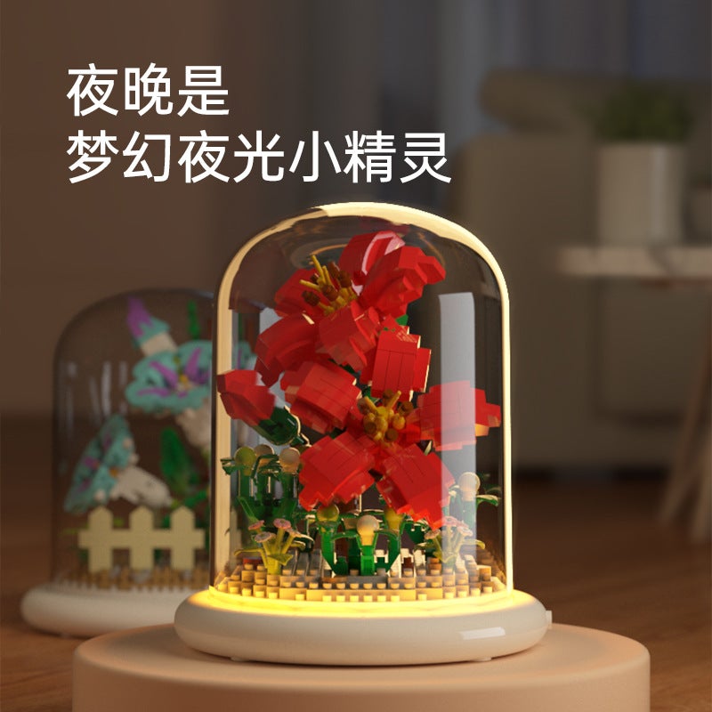 Jihui Jihui Yigao M1096 Building Blocks Flower Series Boys And Girls Educational Assembled Children'S Toys Lover Gift - Image 3